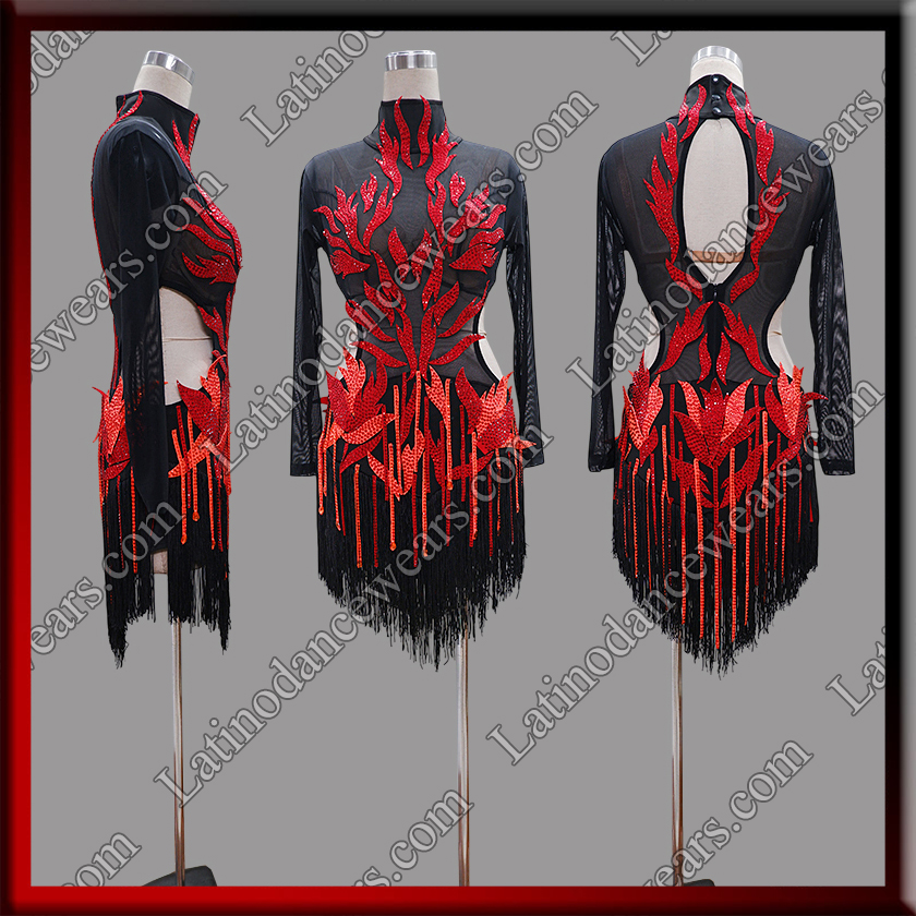 LATIN SALSA COMPETITION DRESS LDW (LT3363)