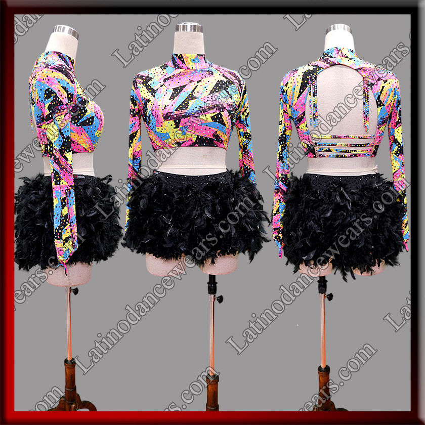 LATIN SALSA COMPETITION DRESS LDW (LS469A)