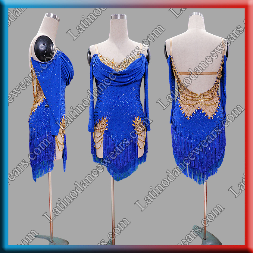 LATIN SALSA COMPETITION DRESS LDW (LS492C)