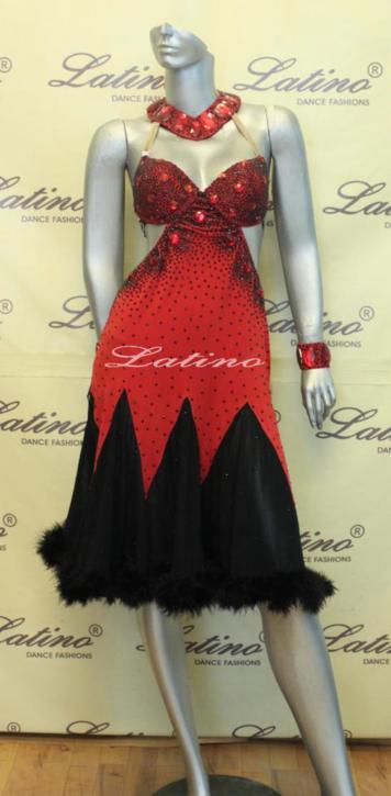 LATIN SALSA COMPETITION DRESS LDW (VL228)