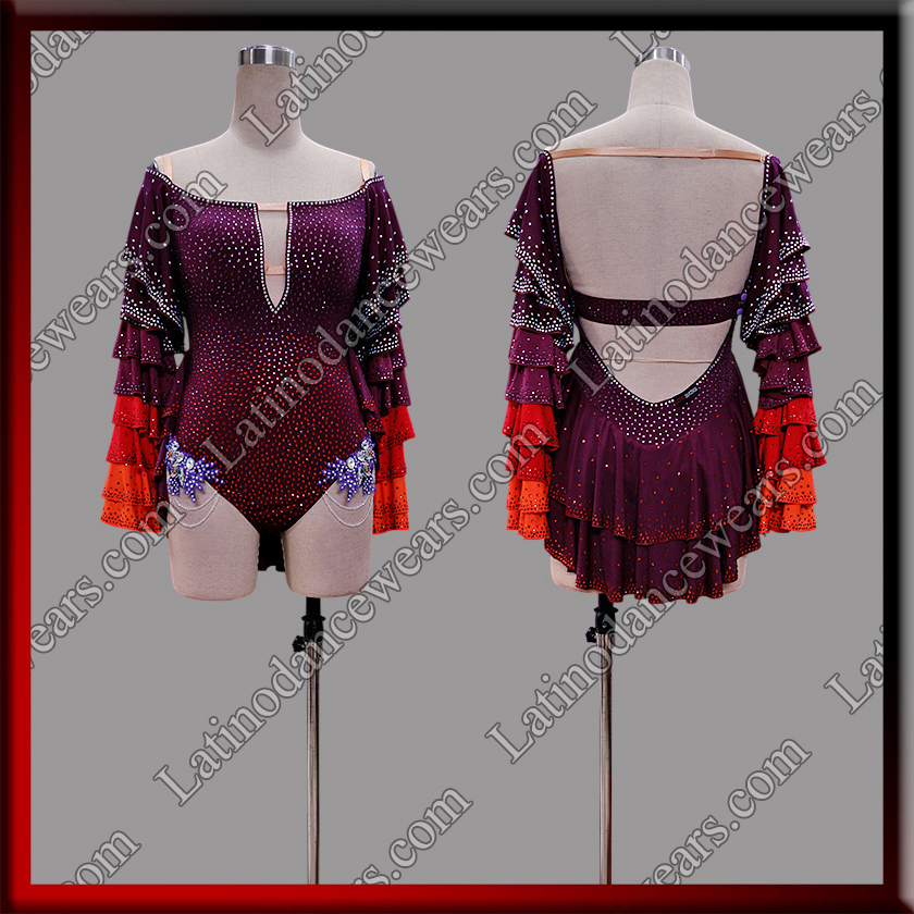 LATIN SALSA COMPETITION BODYSUIT LDW (LT3684)