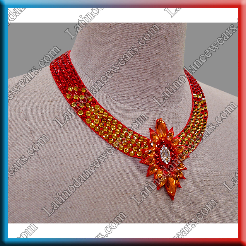 WOMAN LATIN SALSA BALLROOM NECKLACE (NEC106A)