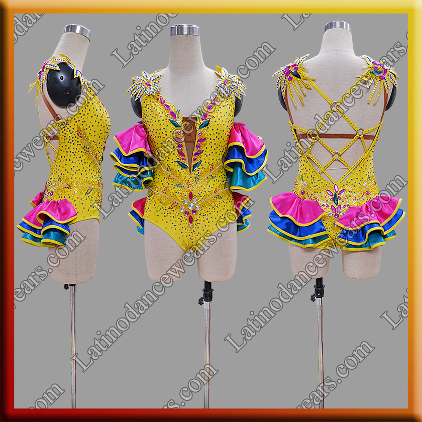 LATIN SALSA COMPETITION BODYSUIT LDW (LT3373)