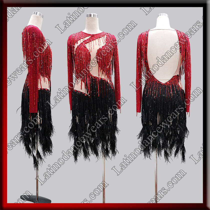 LATIN SALSA COMPETITION DRESS LDW (LT3374)