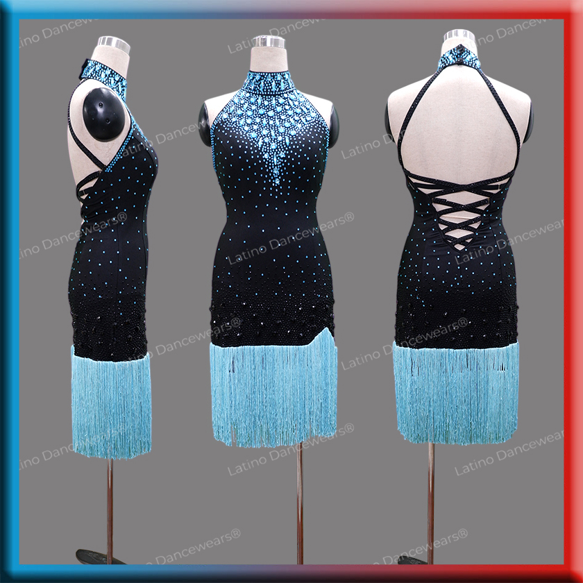 LATIN SALSA COMPETITION DRESS LDW (LT3558A)