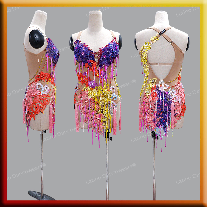 LATIN SALSA COMPETITION DRESS LDW (LS554)
