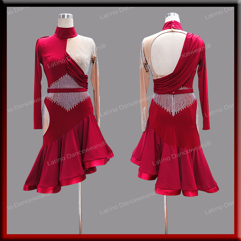 LATIN SALSA COMPETITION DRESS LDW (LS556)