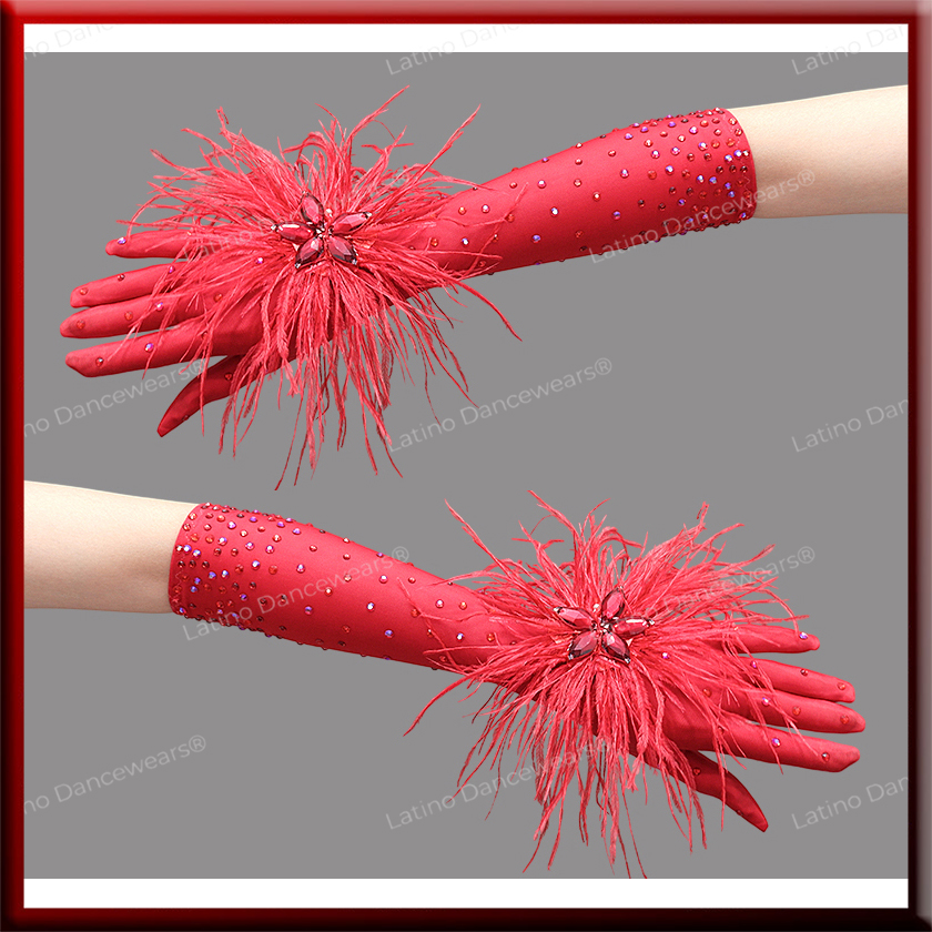 WOMAN LATIN SALSA BALLROOM GLOVES (GLO45)