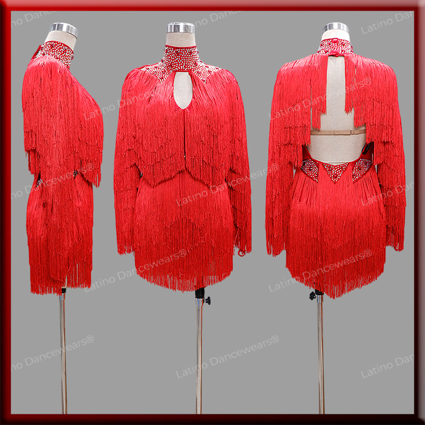 LATIN SALSA COMPETITION DRESS LDW (LT3695)