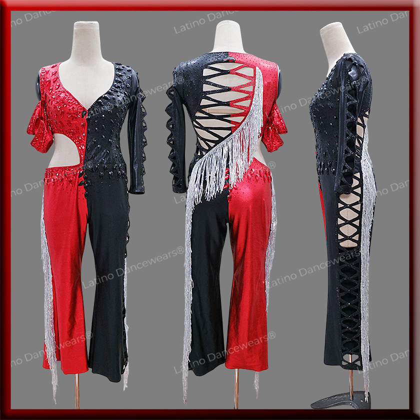 LATIN SALSA COMPETITION CATSUIT LDW (LS560)
