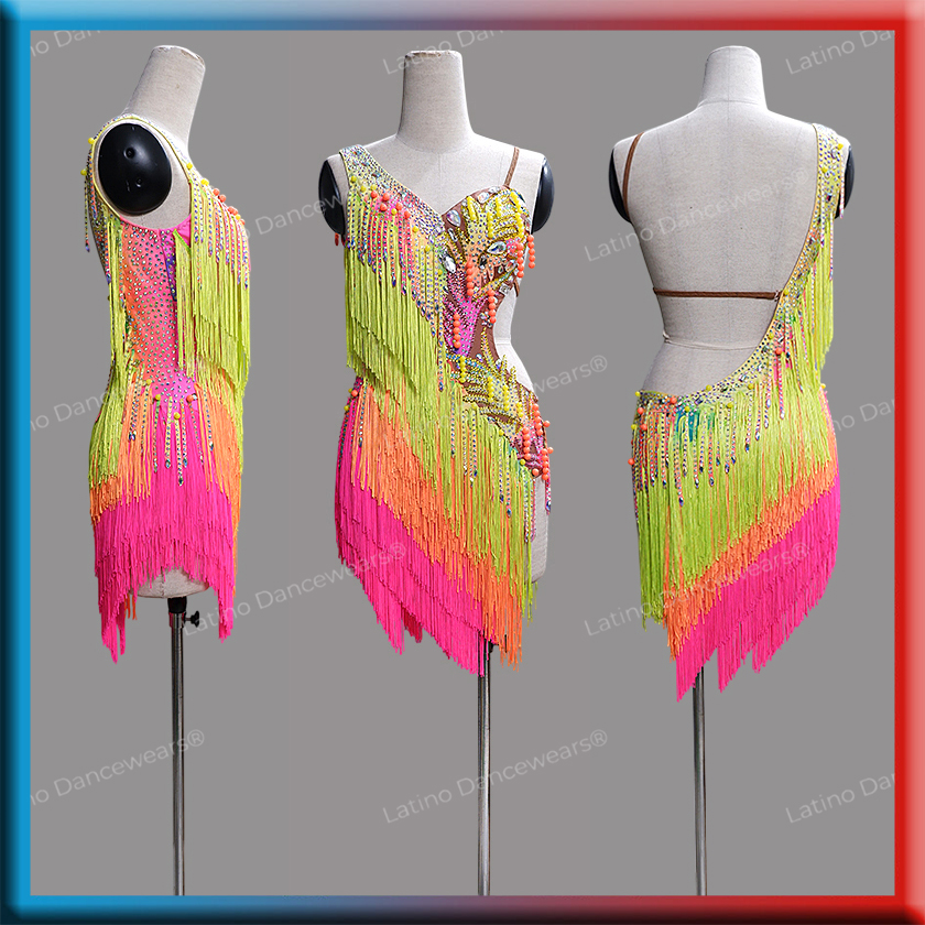 LATIN SALSA COMPETITION DRESS LDW (LT2334)