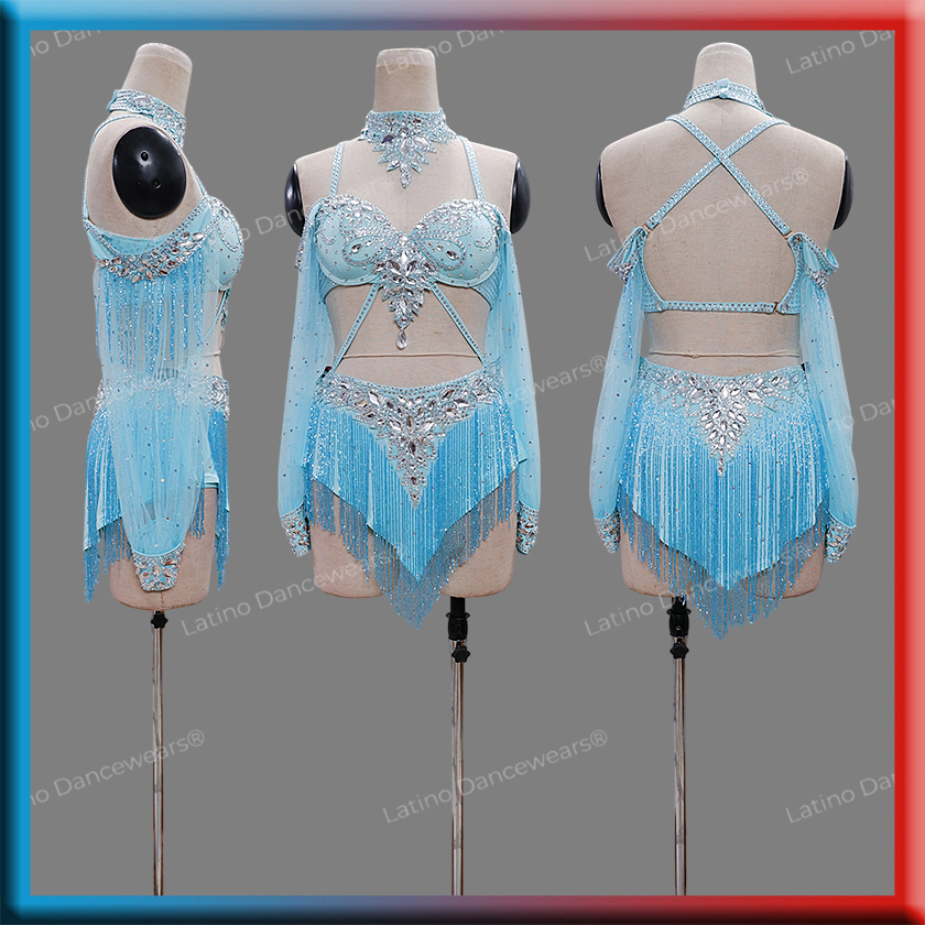 LATIN SALSA COMPETITION DRESS LDW (LT3696)