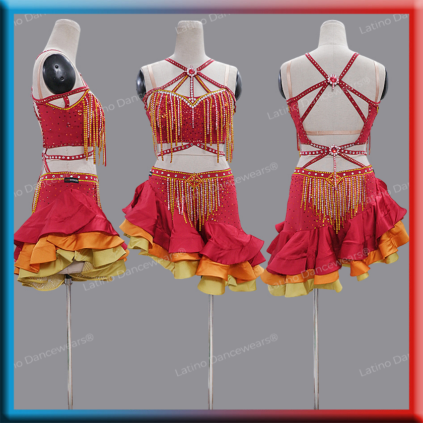 LATIN SALSA COMPETITION DRESS LDW (LT3697)