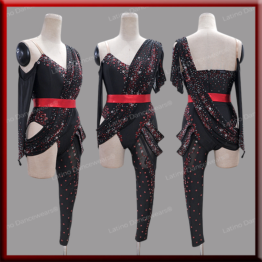 LATIN SALSA COMPETITION CATSUIT LDW (LT3700)