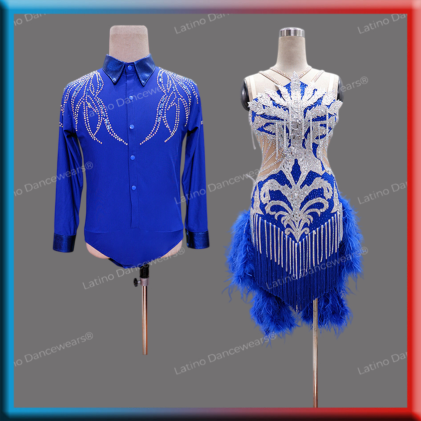 LATIN SALSA COMPETITION FOR COUPLE DRESS-SHIRT LDW (LT3666/B574)