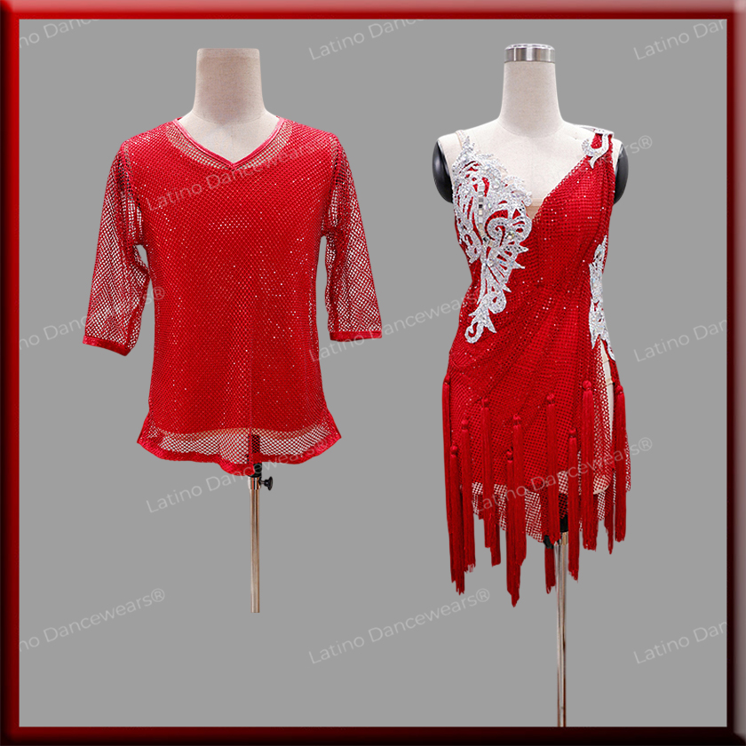 LATIN SALSA COMPETITION FOR COUPLE DRESS-SHIRT LDW (LT3678/B576)