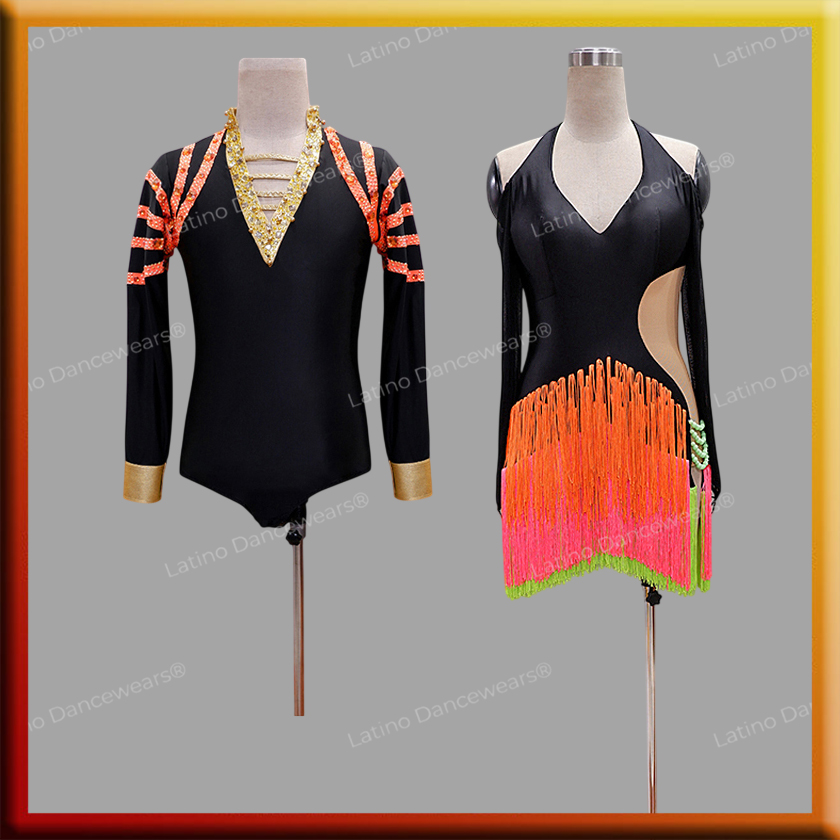 LATIN SALSA COMPETITION FOR COUPLE DRESS-SHIRT LDW (LT2283/B579)