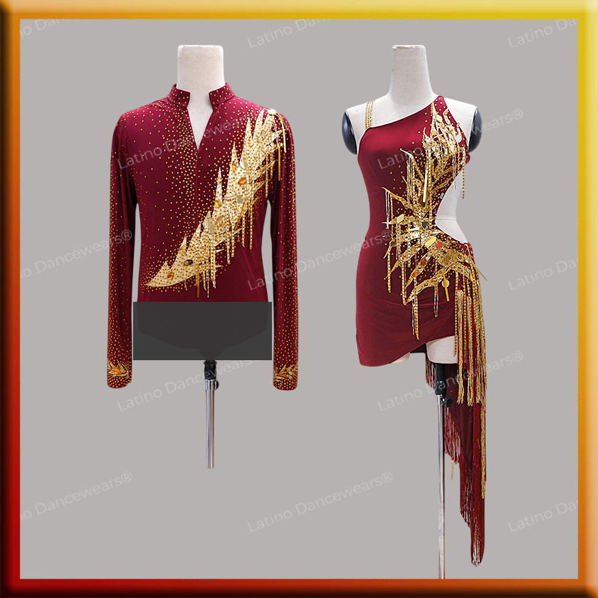 LATIN SALSA COMPETITION FOR COUPLE DRESS-SHIRT LDW (LT2294/B589)