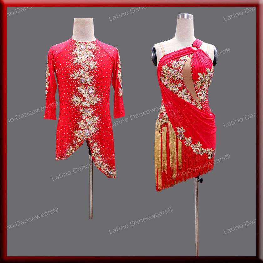 LATIN SALSA COMPETITION FOR COUPLE DRESS-SHIRT LDW (LT3300/B1119)