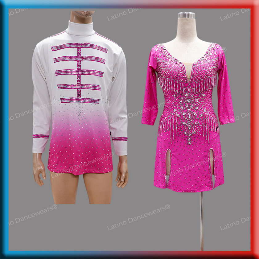 LATIN SALSA COMPETITION FOR COUPLE DRESS-SHIRT LDW (LT3349/B1126)