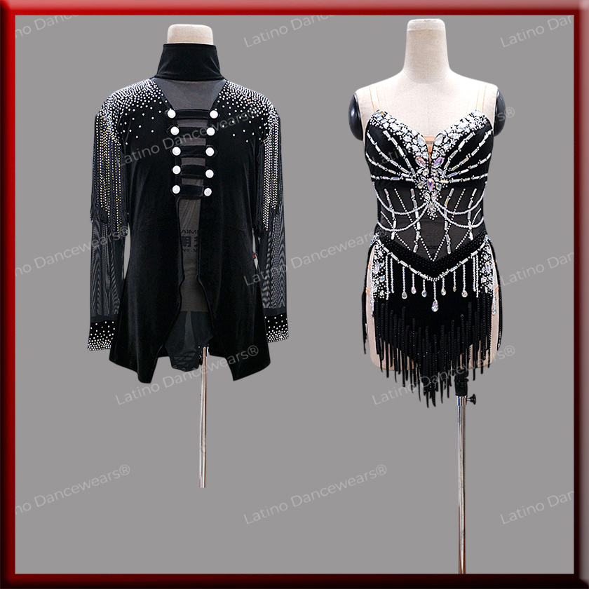LATIN SALSA COMPETITION FOR COUPLE DRESS-SHIRT LDW (LT3384/B1129)