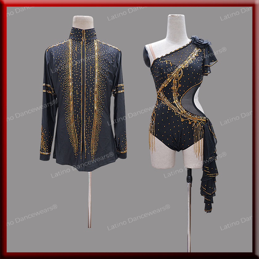 LATIN SALSA COMPETITION FOR COUPLE DRESS-SHIRT LDW (LS561/BS55)